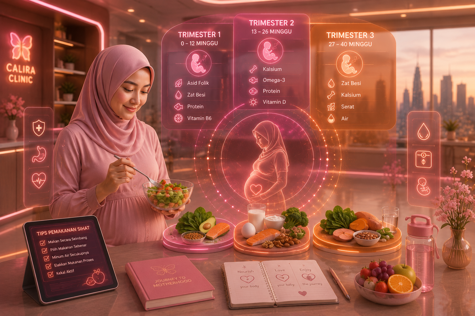 Apa yang Saya Sarankan Dari Trimester 1 Hingga Trimester 3 - Calira Clinic Batu Pahat